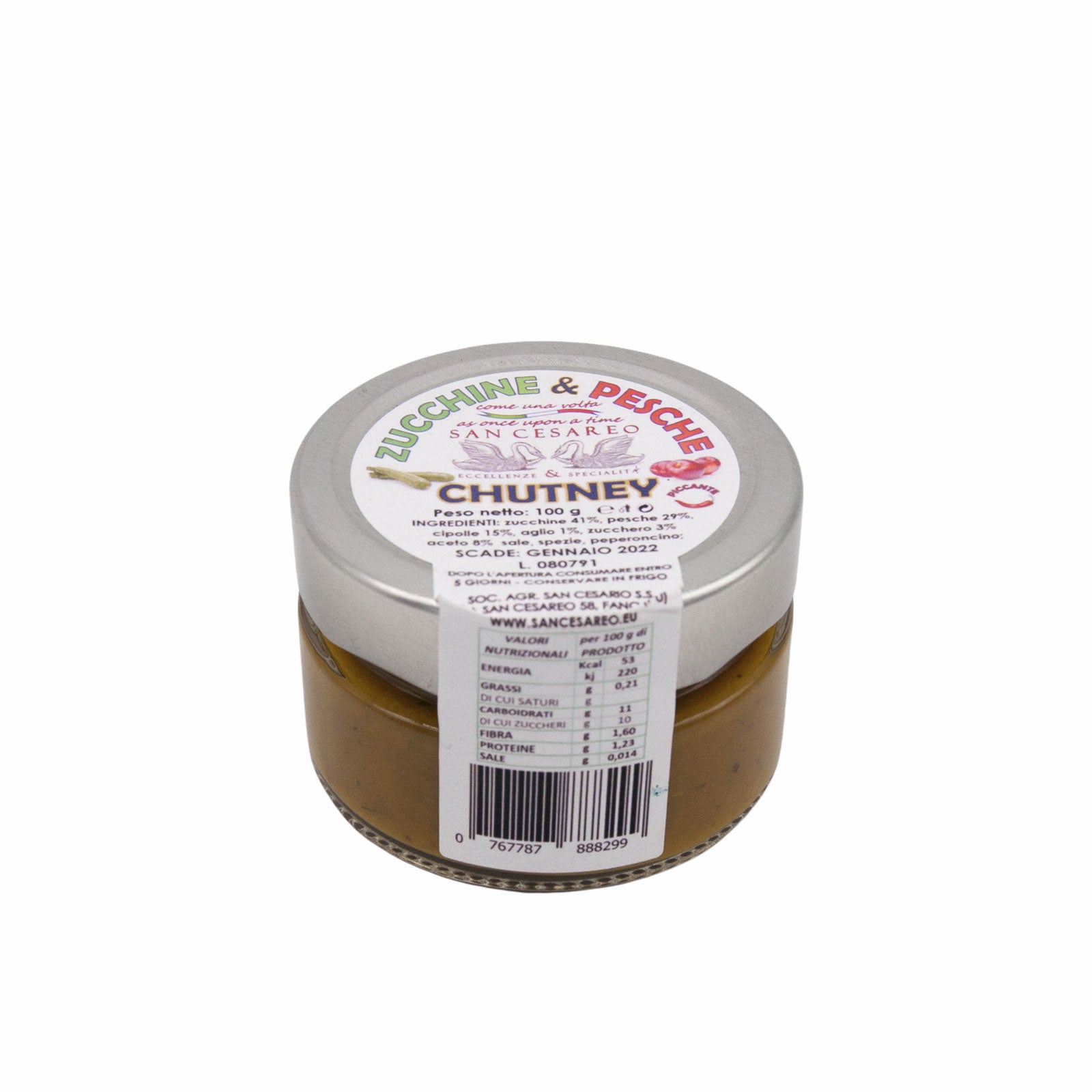 SALSA CHUTNEY ZUCCHINE & PESCHE